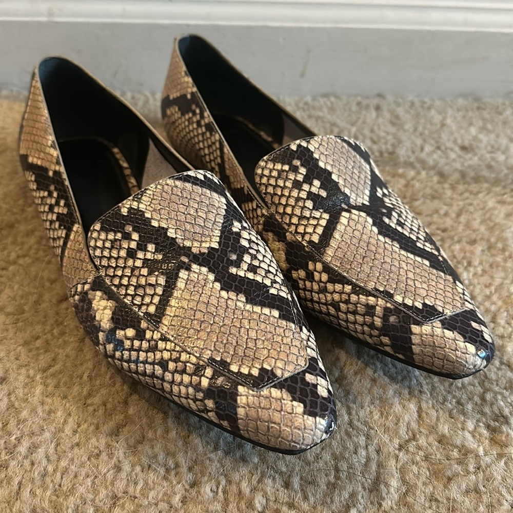 Marc Fisher LTD Snakeskin Loafers